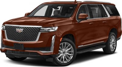 Large luxury SUV with prominent front grille and sleek LED headlights