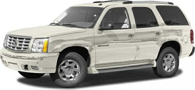 Front three-quarter side view of an SUV with chrome wheels and bold grille