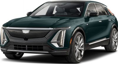 Front view with signature LED headlights and futuristic grille