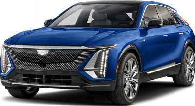Electric SUV with illuminated grille and vertical LED running lights