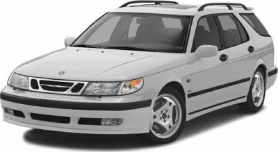 Front-side view of 2001 station wagon with alloy wheels