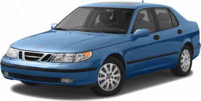 Front-side angle of blue sedan with distinctive grille and alloy wheels