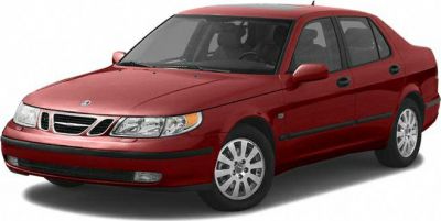Red sedan front side view with alloy wheels