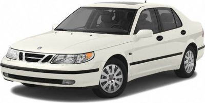 White sedan front-side view with alloy wheels and black trim