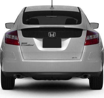 Rear view of wagon with Crosstour badge and dual exhausts