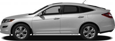 Side profile of a sleek mid-size wagon with alloy wheels and tinted windows.
