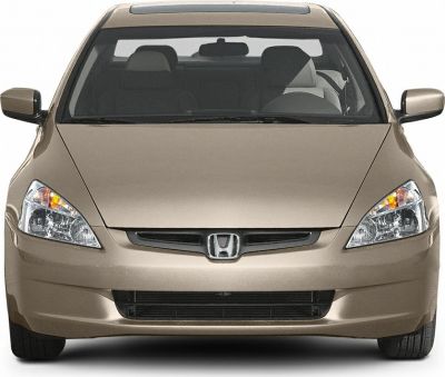 Sleek front view with headlights, grille, and sunroof