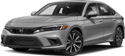 Front three-quarter view with LED headlights and aerodynamic styling