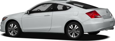 Silver coupe side view with alloy wheels and rear lights
