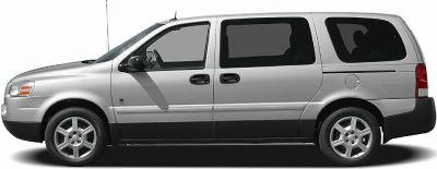 Silver minivan side profile with sliding doors and alloy wheels