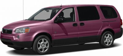 Minivan with sliding rear doors and black lower trim