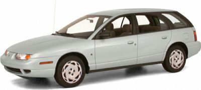 1996 Saturn SW (85 -type) 3/4 front-left view
