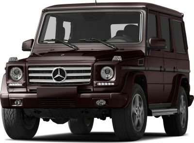 Front view SUV with iconic grille and round headlights