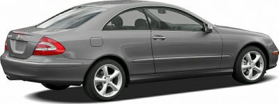 Sleek rear side view of gray luxury two-door coupe with alloy wheels