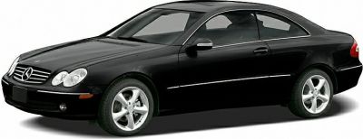 Sleek black luxury coupe with modern headlights and five-spoke alloy wheels
