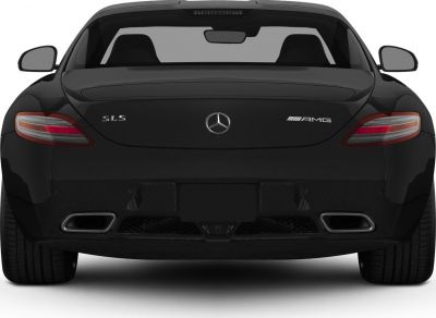 Rear view with taillights and dual exhausts