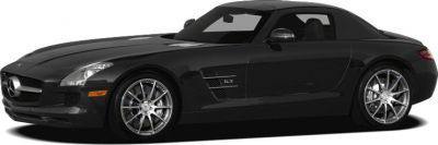 Black sports coupe with AMG V8 badging and aerodynamic design