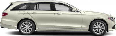 Side view of a luxury station wagon with alloy wheels and LED headlights