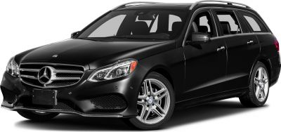 Black station wagon with LED headlights and stylish alloy wheels