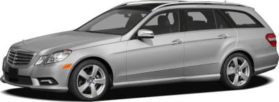 Silver station wagon with roof rails and alloy wheels