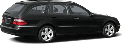 Black station wagon with sleek side profile and 4MATIC badge