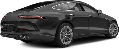 Sleek rear and side profile with quad exhaust and alloy wheels
