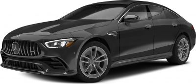 Aggressive front grille, sleek headlights, sporty alloy wheels, black luxury sedan