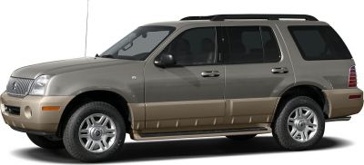 SUV side view with two-tone paint and alloy wheels
