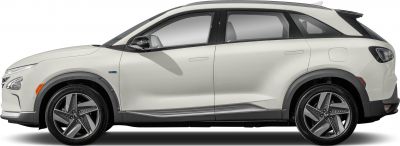 Side profile of SUV with unique alloy wheels and aerodynamic body.