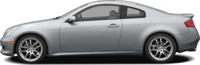 Silver two-door sports coupe with alloy wheels and aerodynamic shape