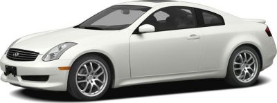 White sporty coupe with aerodynamic body and alloy wheels