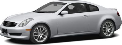 Silver two-door sports coupe with aerodynamic shape and alloy wheels