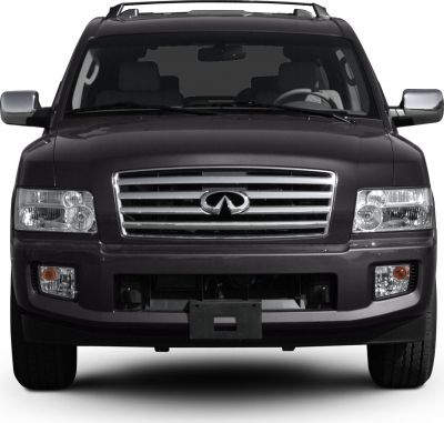 Front view featuring distinctive grille and headlights.