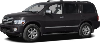 Side profile of full-size SUV with chrome trim and roof rails