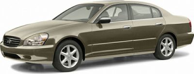 Luxury sedan with prominent front grille and alloy wheels