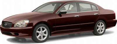 Side profile of a four-door luxury sedan with alloy wheels