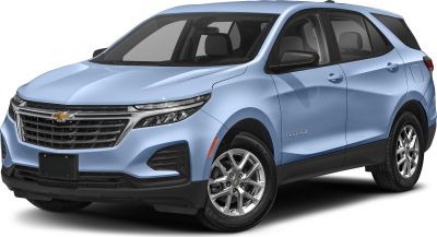 Compact SUV front-side view with distinct grille and light blue paint