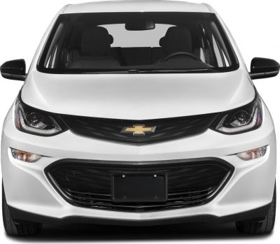 Front view with headlights and aerodynamic hatchback design