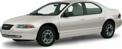 Mid-90s four-door sedan with alloy wheels and sleek aerodynamic shape