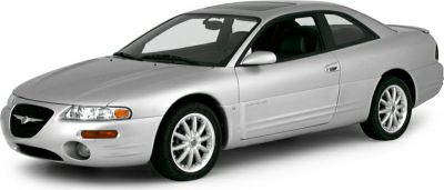 Silver two-door coupe with alloy wheels and streamlined body