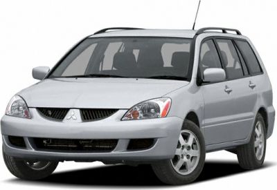 Silver 2003 wagon front view with roof rails and distinct headlamps