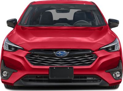 Front view with sleek grille and LED headlights