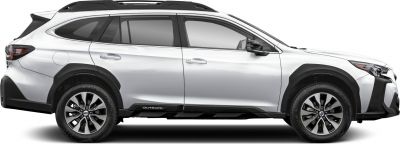 Side profile of midsize SUV with rugged fender flares and alloy wheels
