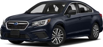 Sedan front with LED headlights and multi-spoke alloy wheels