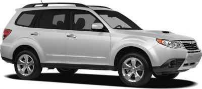 Silver mid-size SUV side view with roof rails and alloy wheels