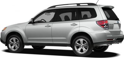 Silver SUV side profile with roof rails and alloy wheels