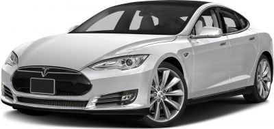 Front-right view with sleek headlights and aerodynamic body