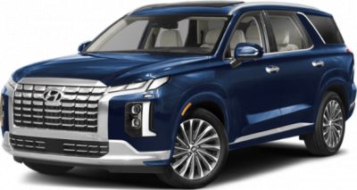 Front 3-quarter view showcasing grille, headlights, and alloy wheels