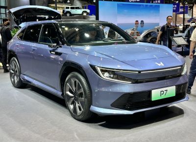 Electric SUV with LED headlights and aero alloy wheels