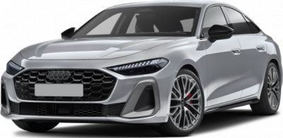 Front view with bold grille, LED headlights, and alloy wheels